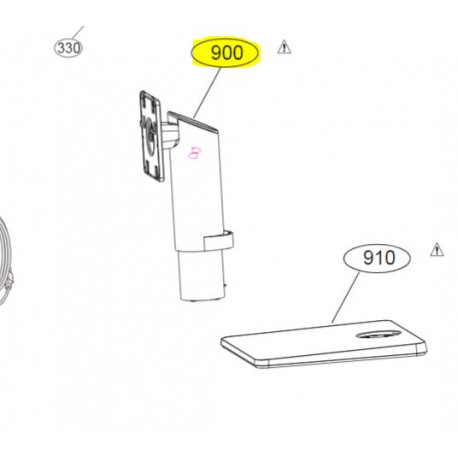 Suporte da Base para Monitor LG