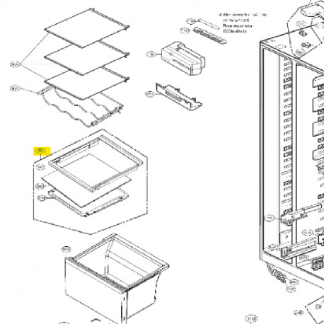 Cover AssemblyTray Vegetable LG