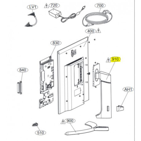 Suporte da Base para monitor LG