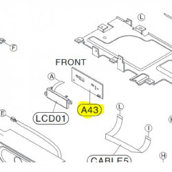 FRONT LED SVC Assy LG Audio