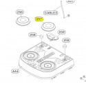 Botao Giratorio Direito para Equipamento Audio LG