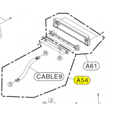 REAR LIGHTING PCB LG Audio