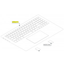 Palmrest para Portatil LG