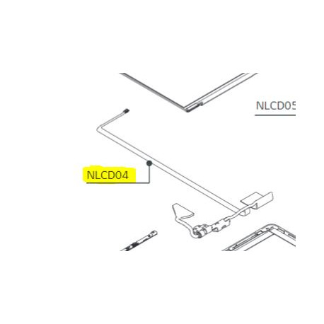 Dobradiça com Cabo para Portatil LG