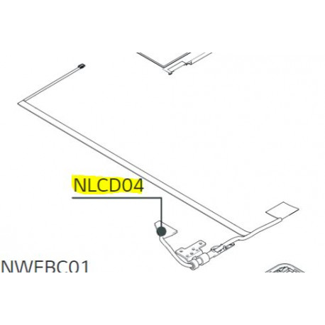 Hinge With Cable LG Notebook