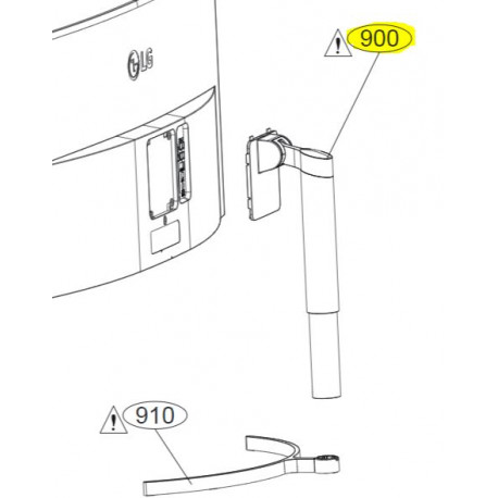 Base para monitor LG