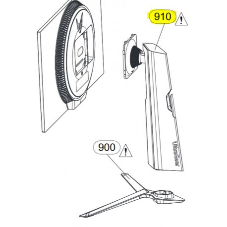 Suporte da Base para monitor LG