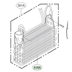 Resistencia do Evaporador 125W para Frigorifico LG